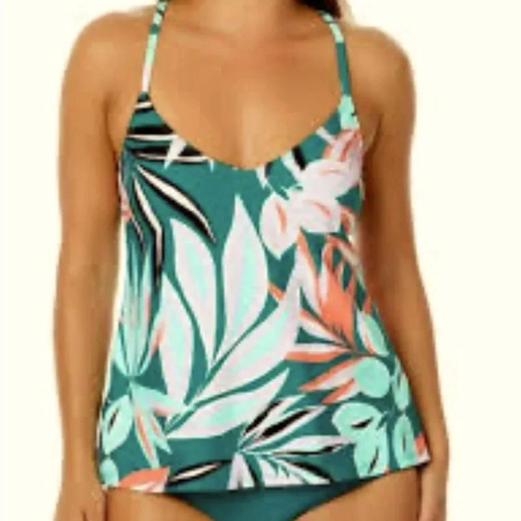ANNE COLE SIGNATURE Zesty Tropical Tankini Top(no bottoms) NWT #003 - Picture 1 of 5